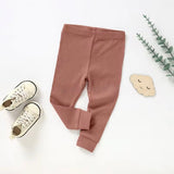 Organic 100% Cotton Leggings - Blush