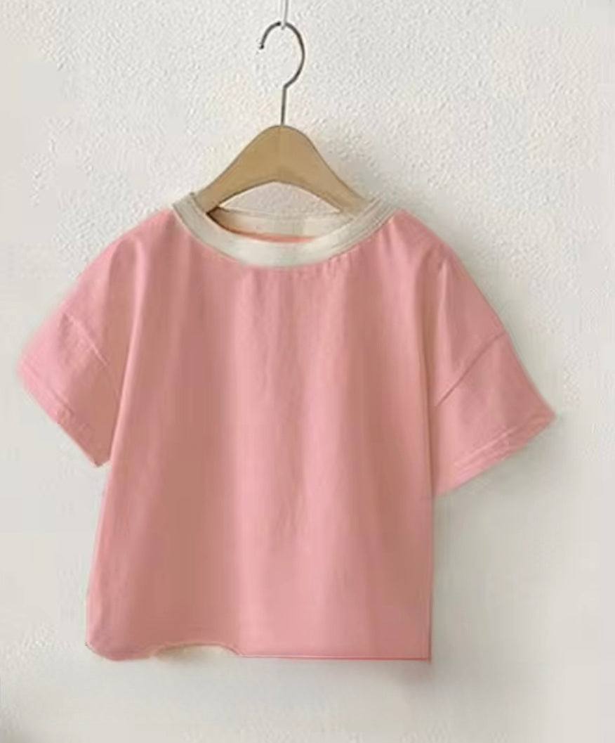 cotton Unisex Kids T-shirt