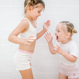 BISH Girls Crop Top | Cream | 2 Pack