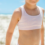 Girls Classic Crop | Blush Pink 2 pack