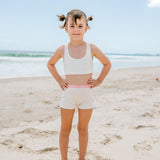BISH Girls Crop Top | Cream | 2 Pack