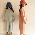 French Terry Towelling Unisex Daywear Set - Sage Green