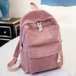 Corduroy Kids Backpack - Pink