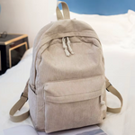 Corduroy Kids Backpack - Cream