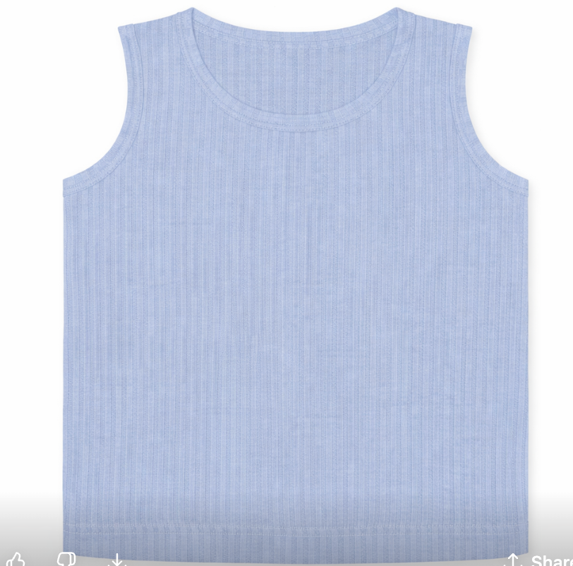 Boys Tank - Cream