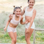 BISH Girls Crop Top | Cream | 2 Pack